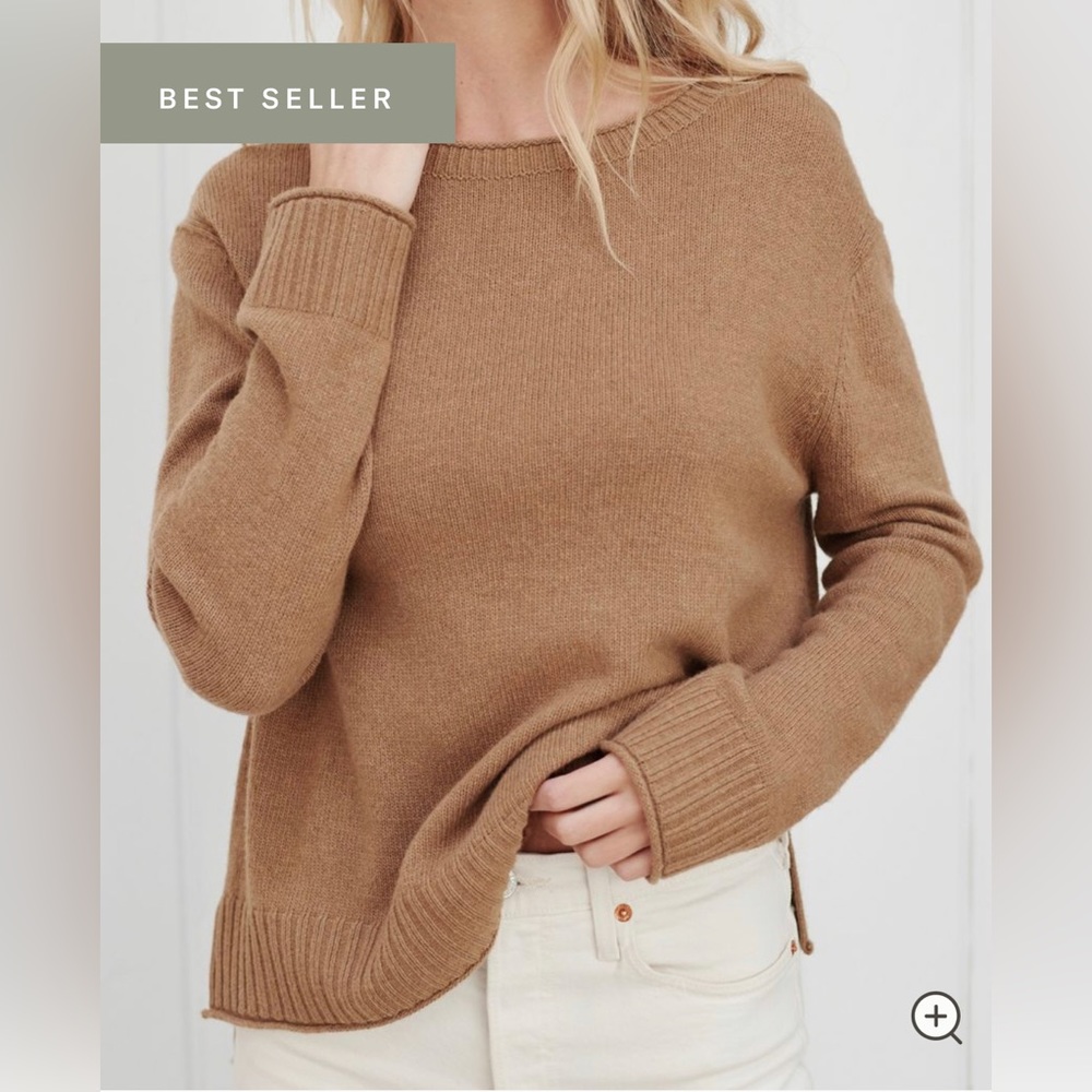 JENNI KAYNE
Everyday Sweater. Dark Camel. Size small. New with Tags.
